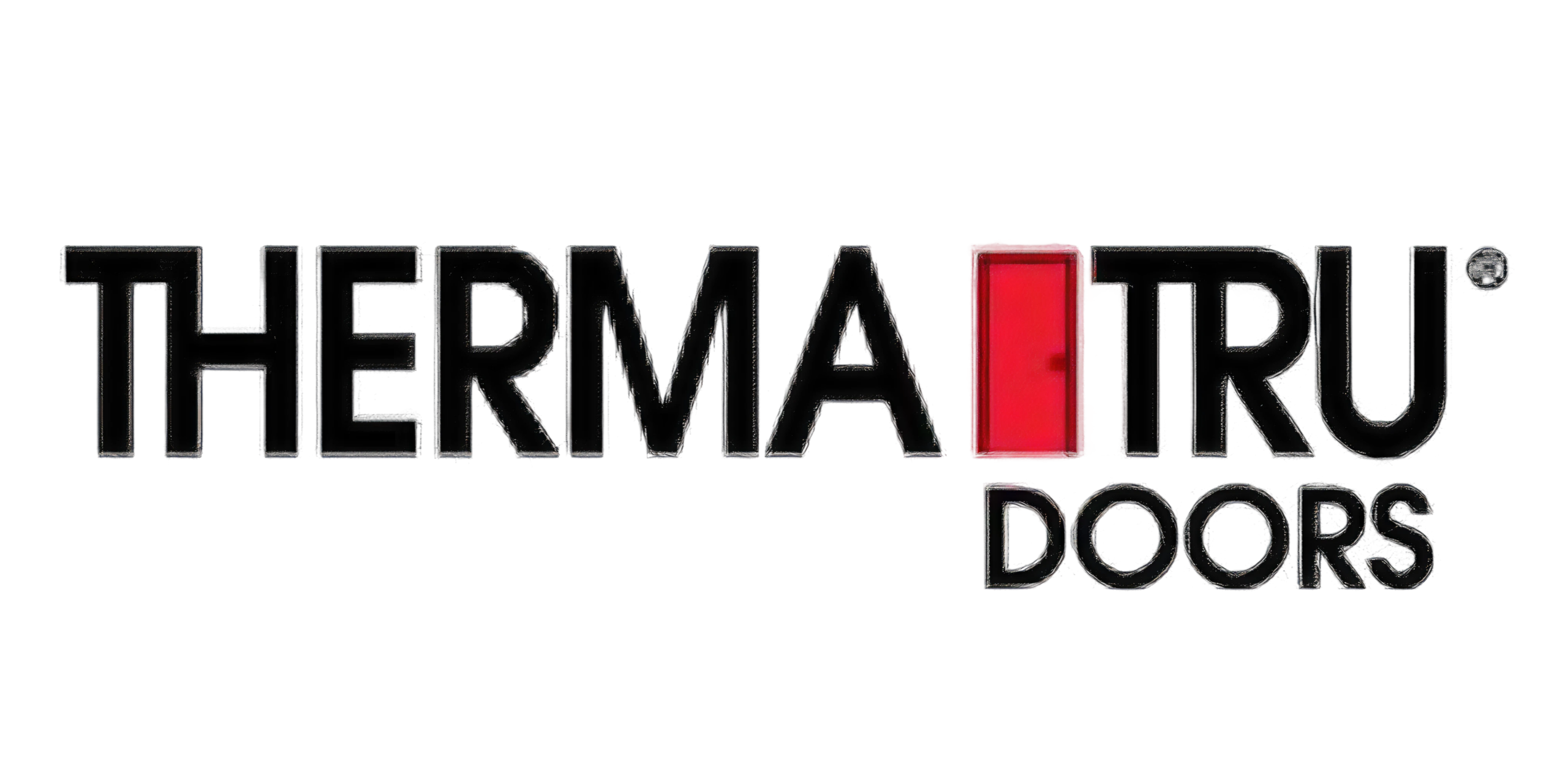 Therma-Tru Doors logo with red door